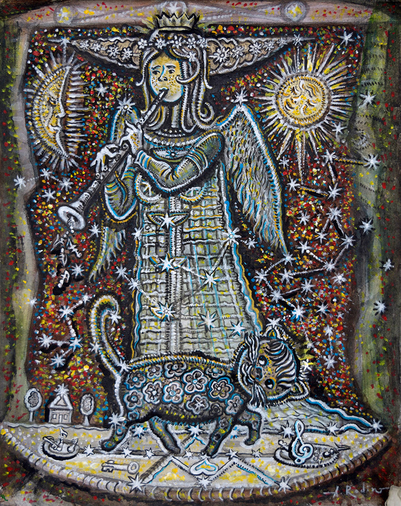 Girl with a Flute. Constellation series, Alexander Rodin