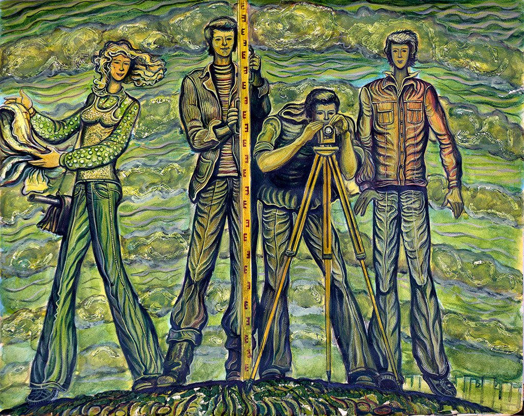 Building a Better Tomorrow (art school piece), Alexander Rodin