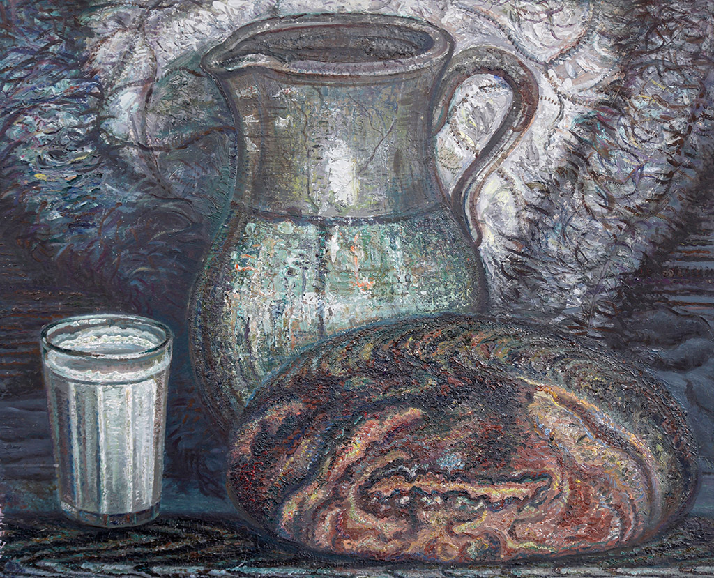 Still Life with a Loaf of Bread, Alexander Rodin