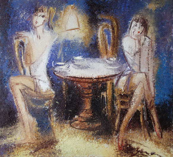 In a Café, Alexander Susha
