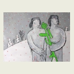 , Hunters in Snow