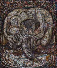 Alexander Rodin. Circles of Knowledge (darker version)