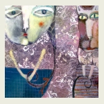 , Girl and a Cat